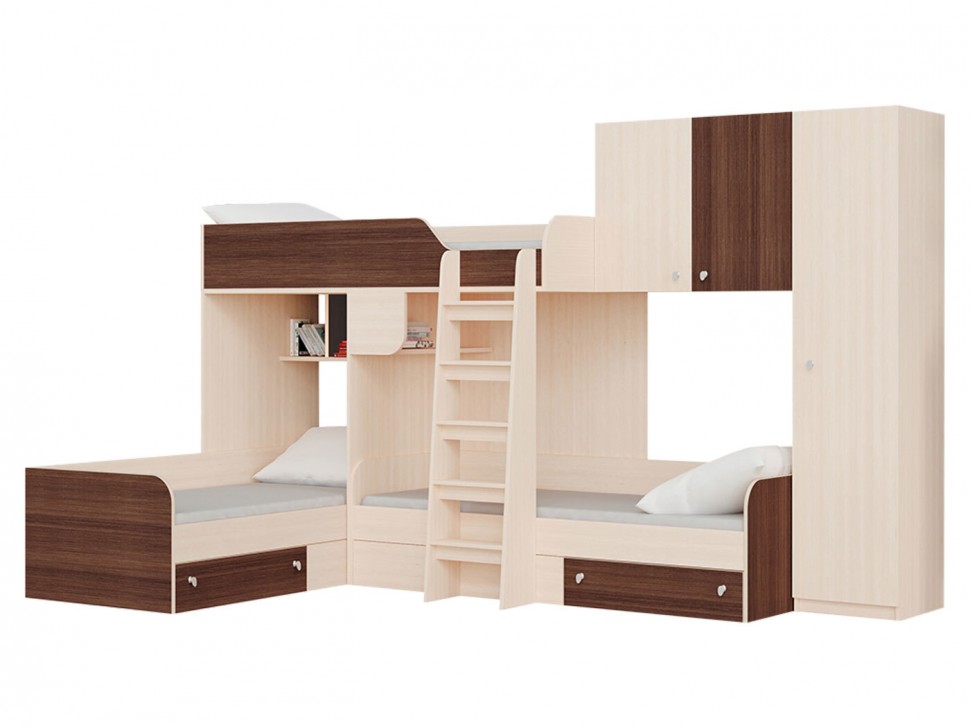 Двухъярусная кровать Трио
