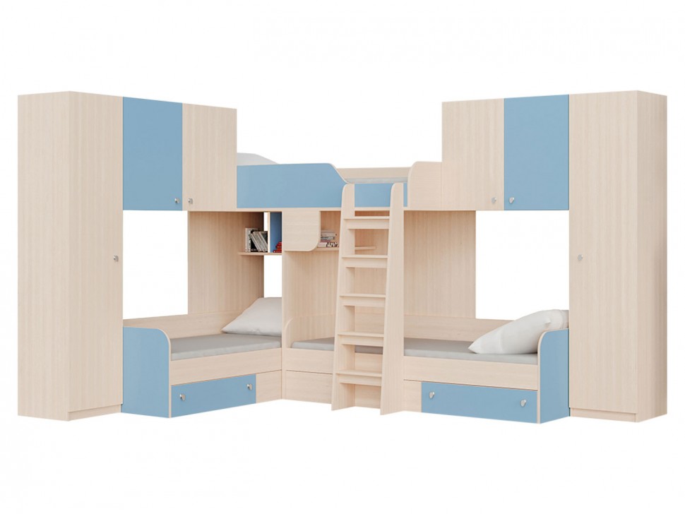 Двухъярусная кровать Трио/3