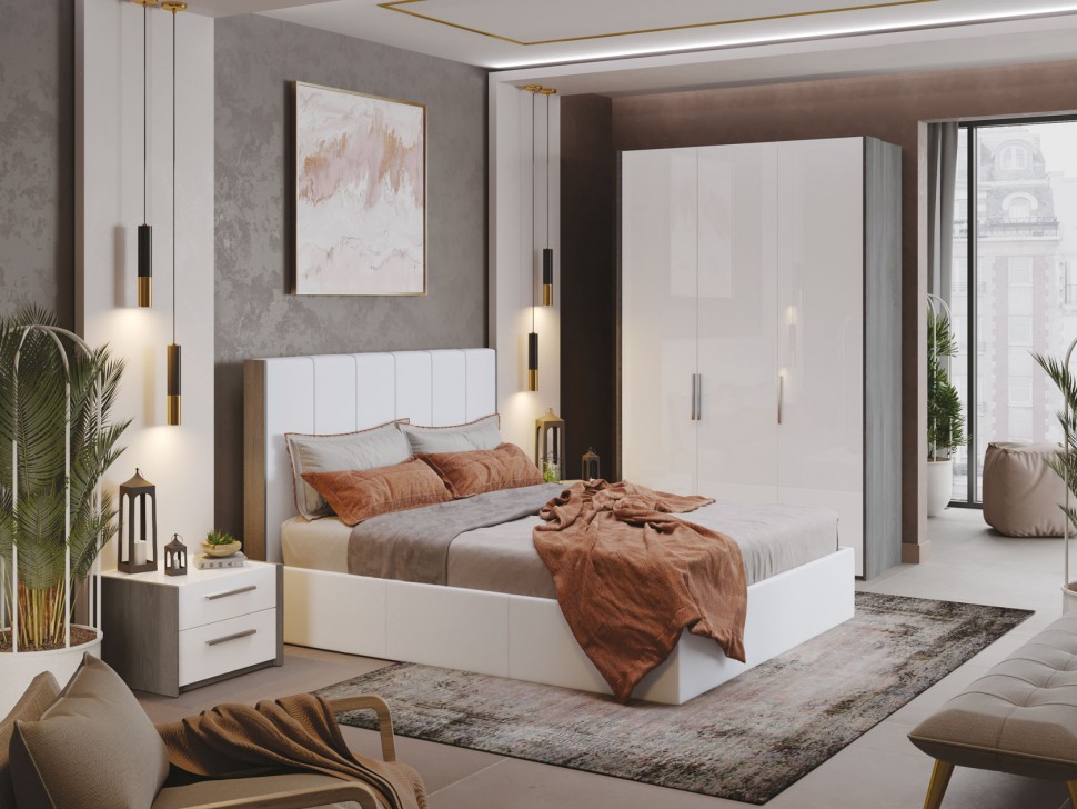 Кровать с подъемным механизмом Кровать с подъемным механизмом Эста