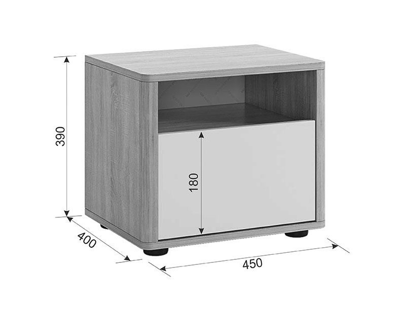 Прикроватная тумба Зара SMZ-04.1623