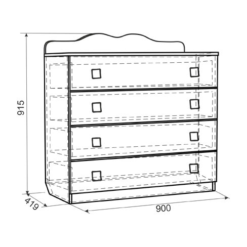 Комплект детской мебели Фэнтези