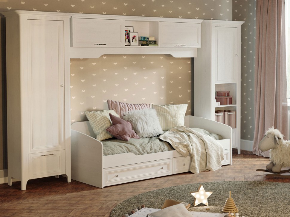 Односпальная кровать Кровать с ящиками Клер