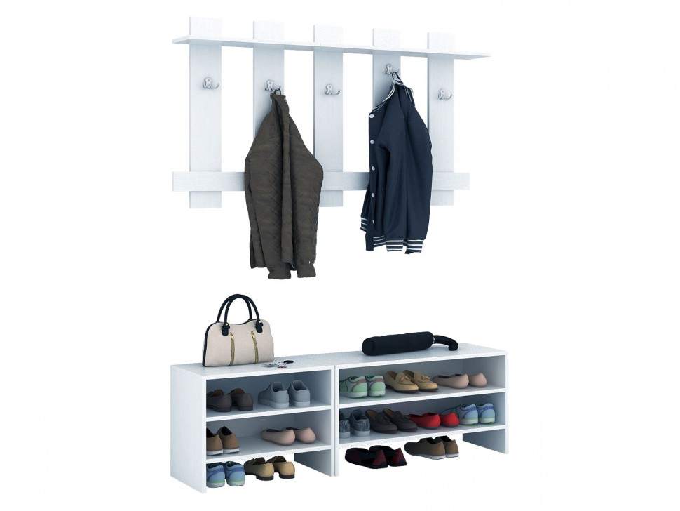 Обувница Уно-52 2полки узкая