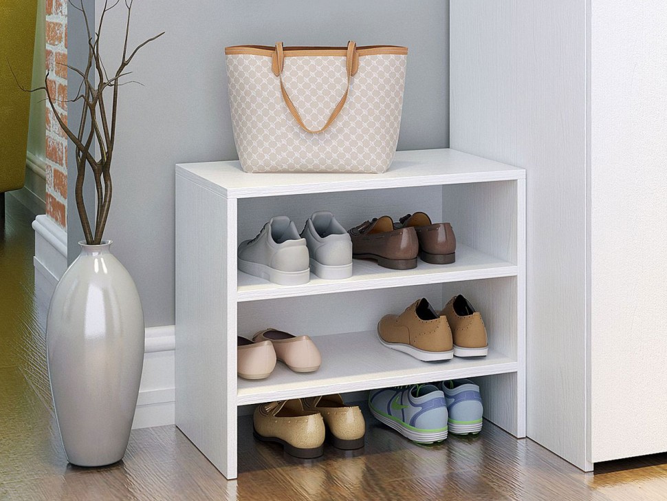 Обувница Уно-52 2полки узкая