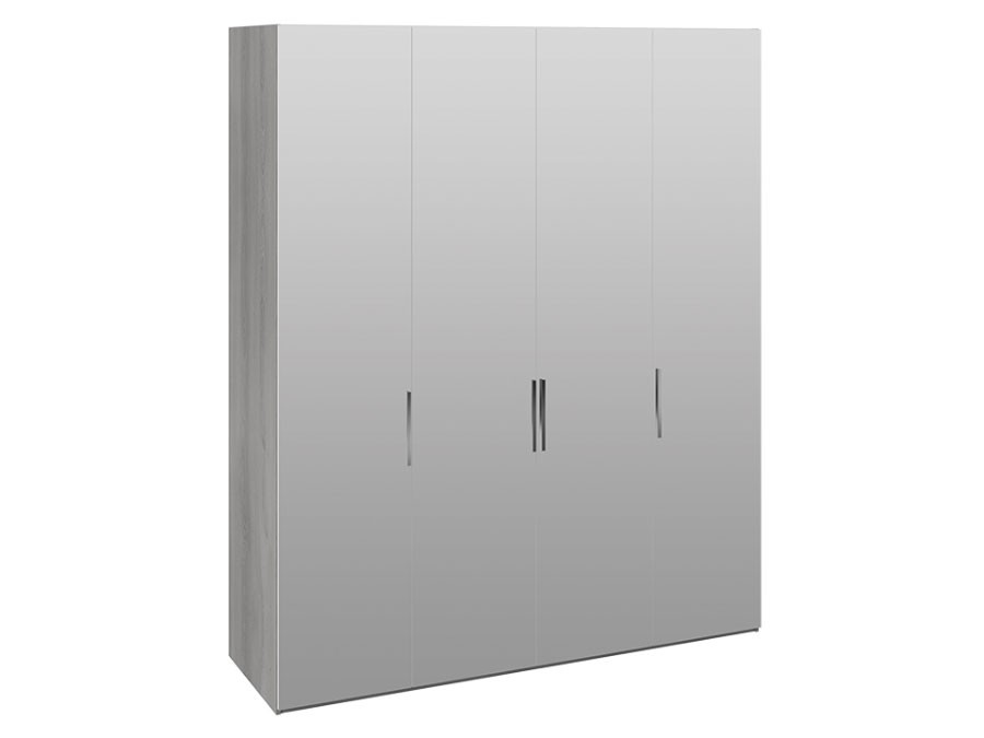 Распашной шкаф Шкаф 4 дв Эста с зеркалом