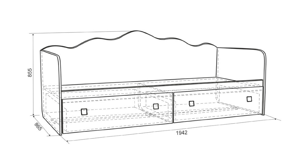 Детская кровать Фэнтези