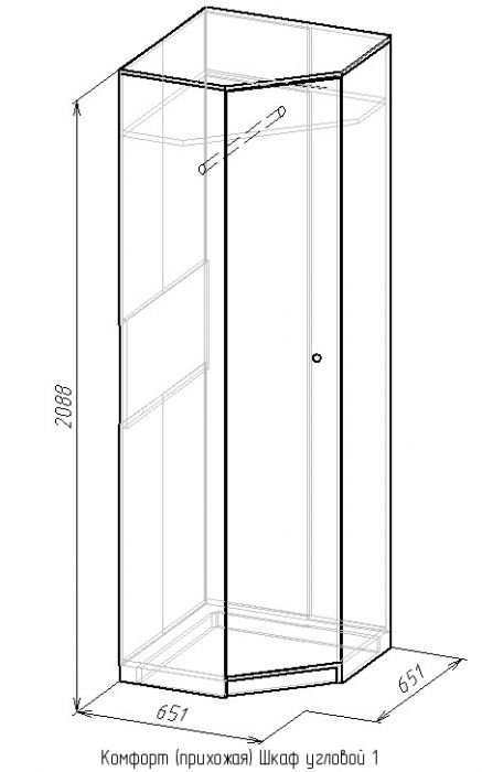 Прихожая в коридор Комфорт