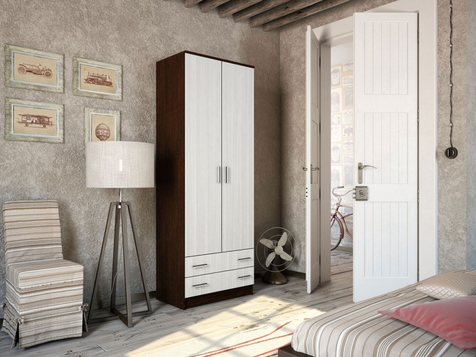 Распашной шкаф Эко Дуэт